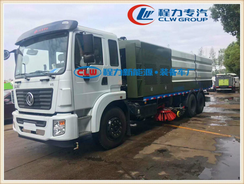 东风天龙后双桥洗扫车